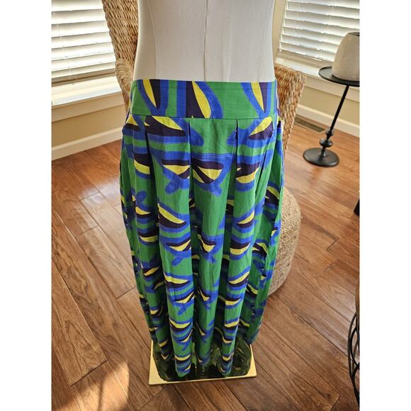 0039 Italy Kylie Sunglass A-Line Long Skirt Women's Size L - Picture 3 of 8